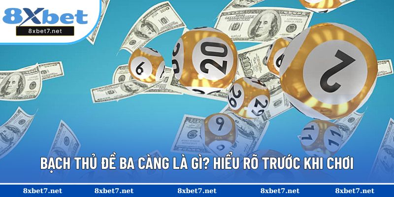 Khám phá về bạch thủ đề ba càng